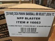 2024 PANINI SELECT BASEBALL BLASTER BOX FACTORY SEALED CASE 20 BOXES