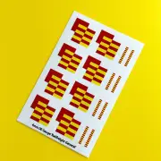 Model Rail OO 4mm Gauge Scale Railfreight sub-sector GENERAL FREIGHT stickers