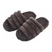 Slumbies Winter Slippers Women's Small - Sassy Slide Grey, Sunbird SLUWSS01