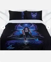 Anne Stokes Immortal Flight QUEEN Bed Quilt Cover Set