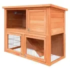 Chicken Coop Rabbit Hutch 88cm x 40cm x 76cm Large Chicken Coop House Run Wooden