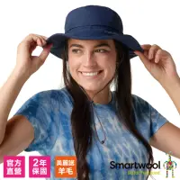 在飛比找momo購物網優惠-【SmartWool官方直營】登山圓盤帽 深海軍藍(美麗諾羊