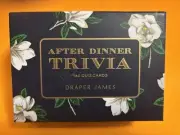 After Dinner Trivia 140 Quiz Cards Draper James New Rare HTF Free Fast Shipping
