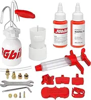 Jgbike Standard Bleed Kit for Shimano SRAM AVID Hayes Formula Hydraulic MTB Road Brakes with 120ml Mineral Oil DOT 5.1 Fluid,Convertible for MAGURA TEKTRO Giant Disc Brakes