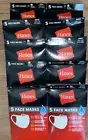 50 Pack Hanes Face Masks - White Cotton Reusable Cover Face mask Cloth Facemask