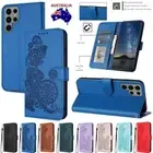 For Samsung S24 S23 S22 S21 S20 FE Ultra Plus Flip Leather Wallet Case Cover
