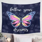 Follow Your Dream Butterfly Tapestry