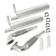 Front Muffler Exhaust Canister w/ Flexible Header Teflon for EME70 DLE60 Engine
