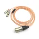 16 芯精華收縮銅 HiFi 電纜 4 針 XLR 平衡公,適用於 Audeze LCD-2、LCD-3、LCD-4、L