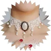 [Aneneiceera] Boho Black Crystal Lace Choker Necklace Tassel Black Teardrop Necklace Choker Gothic Droplet Rhinestone Collar Necklace Retro Vintage Necklace Chain Jewelry for Women and Girls(Black A)