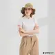 Hang Ten-女裝-腳丫短袖POLO衫-白色