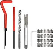 M7 Car Drill Bit Tool Metric Thread Repair Insert Kit Helical Coil Car Repair Tool Coarse Crowbar Screw Tooth Repair Kit
