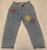 Zara Toddler Boy Relaxed Fit Graphic Jeans Size 4-5 Years