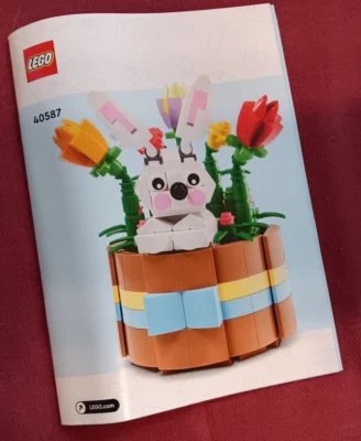 Lego Instruction Manual 40587 Easter Basket Holiday No Bricks