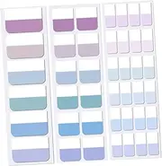 Homoyoyo 3 Sheets Self Adhesive Index Tabs Sticky Book Markers for Efficient Page Annotation and Quick Reference for All Book