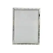 Flair Gifts and Home Milano Floating Stud Frame Silver 10 x 15cm