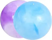 Totority 2 Sets Thick Marbleized Bouncy Balls Inflatable Fitness Yoga Exercise Balls for Stability Balance and Strength Mothers