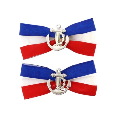Zac's Alter Ego® Pair of Nautical Themed Anchor Bows