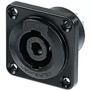 Neutrik NLT4MP-BAG Speakon STX 4P Male Chassis Connector Blk