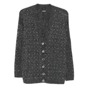 [Pinko] Pinko Crystal-embellishment Cardigan XS GREY