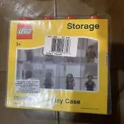 Lego Mini Figure Display Case #4065 Red Holds 8 Figures New