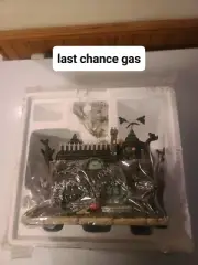 Hawthorne Village last chance gas collectible with certificate of authenticity