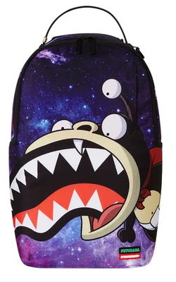 SPRAYGROUND FUTURAMA NIBBLER EAT SHARK DLXR BACKPACK - Cartoon Bag - Limited Ed.
