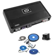 NVX XQA10004 1000W RMS XQ-Series SQ Class D 4-Channel Amplifier with Amp Kit