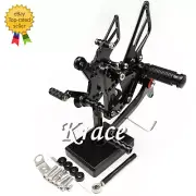 CNC Rearset Footpeg Rear Set Pedal Pegs For Kawasaki Ninja 400 Z400 2018-2023