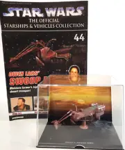 Deagostini Star Wars Starships #44 Owen Lar's Swoop Bike + Magazine