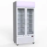 Thermaster 580L Double Glass Door Colourbond Upright Drink Fridge - Commercial Drink Fridges (LG-580P) - LG-580P