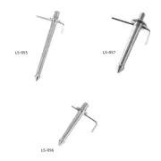 Tripod Foot Stainless Steel Ground Mount Metal Adapter for Tripod Monopod