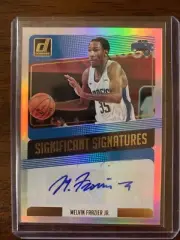 Melvin Frazier Jr. Significan Signatures 2018-19 Donruss AUTO Magic