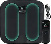 EMS Foot Massager with Remote Control, 10 Modes and 30 Intensities, Electric Foot Massager, Foot Massager, Portable Intelligent Massage Mat for Blood Circulation, Muscle Pain Relief