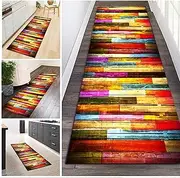 Contemporary Carpet Runners, Narrow Hallway Runner Rugs Non Slip Washable Long Carpet for Kitchen Hall Stairs Corridor Entrance 60cm 70cm 80cm 100cm 120cm Color Splicing (Size : 2ftx19.7ft/60x600cm)