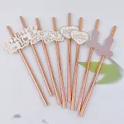 10PCS Wedding Drinking Paper Straws Party Tableware Bachelor Bar Party DecoPW