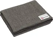 Manduka Yoga Wool Blanket - Yoga Prop and Accessory, Roll, Fold, Stack to Support, Made of Wool, 60 Inch