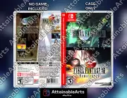Final Fantasy Twin Pack 7+8 Custom Game Cases (Nintendo Switch) - NO GAME INCL.