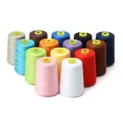Polyester Sewing Thread 2000 Yards for Sewing Machines Hand Stitching Embroidery