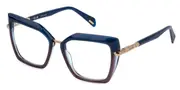 Police VPLP54 MERMAID 6 05GP Women’s Glasses Blue Size 53 - Private Health Rebate - Blue Light Block Available