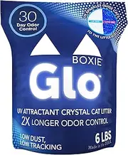 Boxie® Glo™ Natural Attractions™ 30 Day Odor Control Non-Clumping Cat Litter, 6lb Boxiecat Crystal Kitty Litter