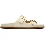 Cole Haan Womens Marisol Flats Sandals White