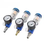 Spray Gun Air Regulator Gauge Oil Water Trap Filter Separator Adapter Pneumatic