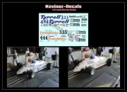 1/32 Scale Decals for Scalextric Tyrrell 011 - 2 Variations