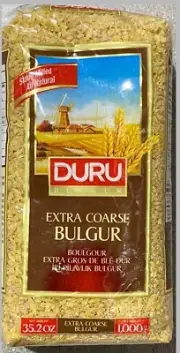 Extra Coarse Bulgur 1 kg. Stone Milled, All Natural From Turkey.