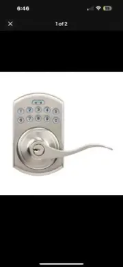 KeyInCode Residential Lever Lock Satin Nickel KIC 3500