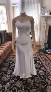 Niki Livas Bridal Gown New With Tags. White With Lace Embellished Sz10