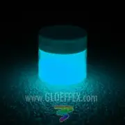 Phosphorescent Glow in the Dark Paint - Aqua