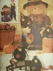 Butterick Sewing Pattern 6298 Porch Scarecrow and Crows Craft