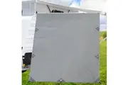 Caravan Privacy Screen Roll Out Awning 2.1x1.8M Sun Shade Pop Top End Wall Grey